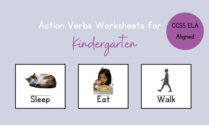 action verb worksheets